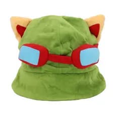 [Estoque pronto] The League of Legends of the Dragon Turtle League of Legends Timothy Hat Adereços de pelúcia LOL COSPLA