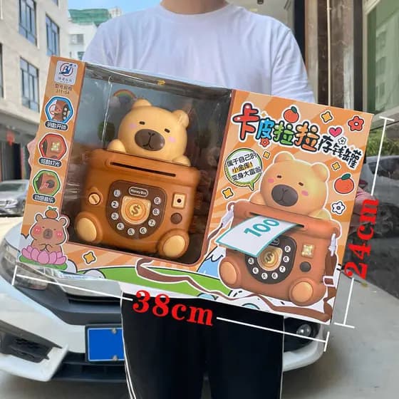 Crianças jogar casa quebra-cabeça chave desbloquear cofrinho brinquedo modelo menino jardim de infância embrulho caixa d