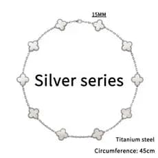 15mm Fritillaria dupla face colar de dez flores aço de titânio não descolado pode ser lançado corrente de suga corrente
