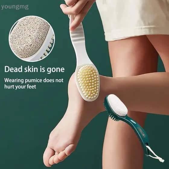 [YG] Escova Para Esfregar Os Pés 2 Em 1 , Ferramenta Cuidados Com , Ferramentas Pedicure , De Dupla Face , Pedra De Moag