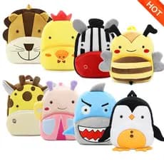 Mochila De Pelúcia Infantil Com Animais Fofos De Desenho Animado Para Jardim De Infância , Perfeita Crianças E Pré-Escol
