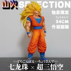 [Em Estoque] Figura de Son Goku Super Saiyajin de Dragon Ball JT Star Rail [Edição Limitada Exclusiva] Estátua Modelo de