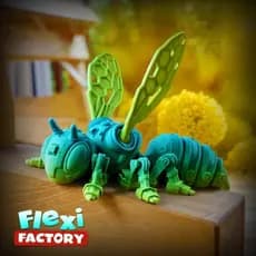 Impressora TQ ~ 3D Mecha mecânica abelha junta de corpo inteiro forma móvel balanço livre ornamentos criativos brinquedo