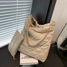 Bolsa Tote feminina estilo preguiçoso bolsa de grande capacidade feminina 2024 novo estilo outono Encore vermelho Commut