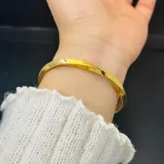 Pulseira Ht Mobius de Aço Titânio Torcido, Design Simples e Aberto, Pulseira de Aço Inoxidável que Não Desbota para Home