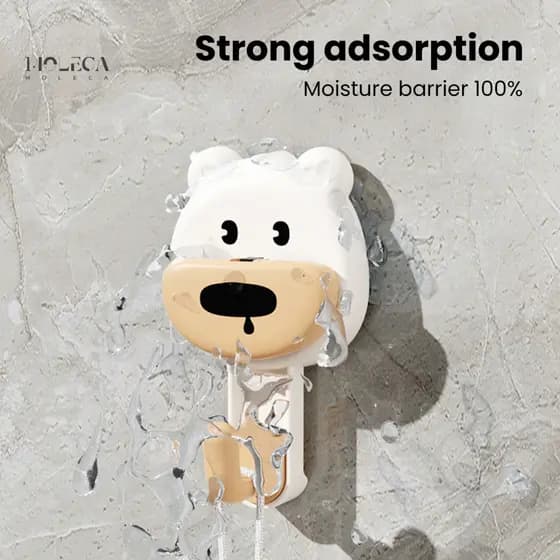 Removable Suction Cup Hook Bathroom Cartoon Waterproof Wall for Towels Kitchen Utensils – Strong Hold for Home