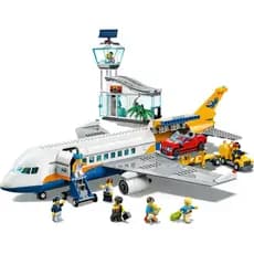 Blocos De Construção De Avião De Passageiros Urbanos , Brinquedos Educativos Compatíveis Com Presentes Lego Para Criança