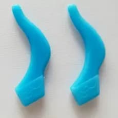 Ganchos de silicone antiderrapantes para hastes de óculos, fixadores de hastes de óculos, suportes de fixação para os ol