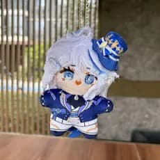 2025 10cm Jogo Dos Desenhos Animados Focalrs Furina de Fontaine Anime Figura de Pelúcia Pingente Acessórios Brinquedos B