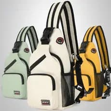 Meteor 2 Bolsa Transversal Unissex Pequena Multiuso Impermeável Bolsa de Ombro para Viagem Caminhada Grande Capacidade C