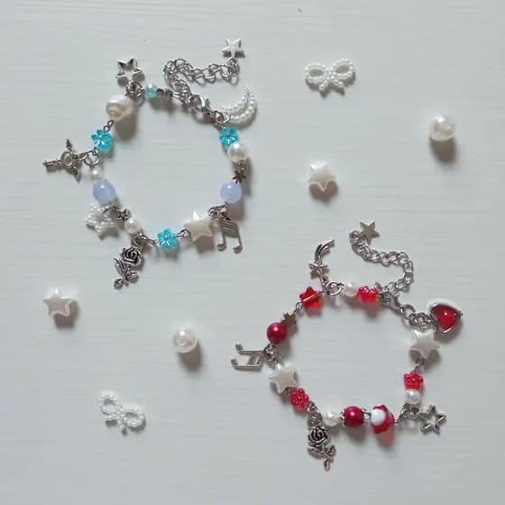 Pulseira zb1 zerobaseone kpop vermelha azul boys planet zerose