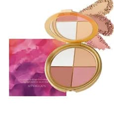 Paleta de Olhos e Maçãs do Rosto - Maquiagem para Olhos e Iluminador, Kit de Contorno com Paletas de Maquiagem, Paleta d