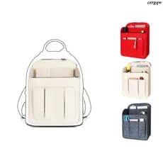 Inserção Do Organizador Da Mochila Com Vários Bolsos De Grande Capacidade , Saco De Armazenamento Interno De Material De