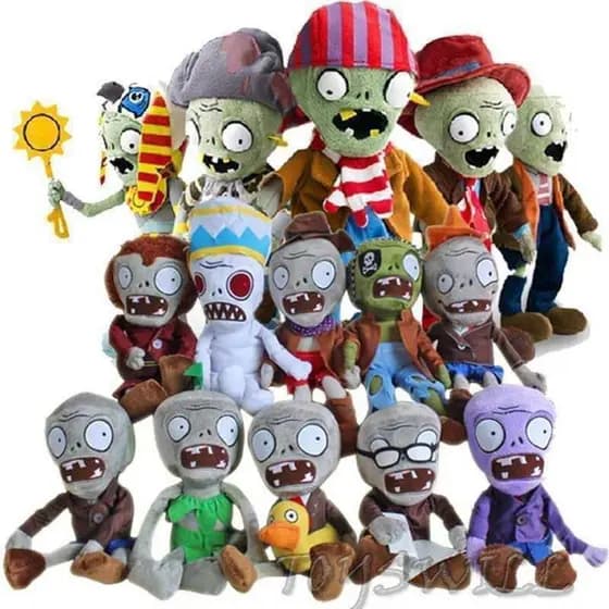 Brinquedo de Pelúcia Zumbi Infantil Plants vs. Zombies