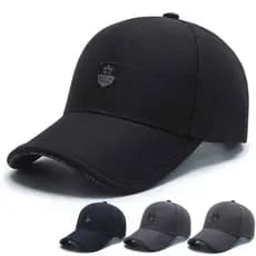 Boné de Beisebol Masculino, Boné de Algodão, Boné Casual Estilo Dad Hat, Boné de Sol para Esportes ao Ar Livre, Bonés de