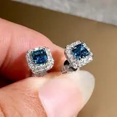 Brincos de zircão brilhante em prata 925, acessórios de casamento femininos, brincos de moda multifuncionais.
