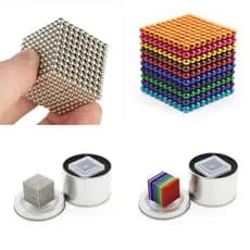 Cubo Mágico Magnético 3D em Forma de Esfera em uma Caixa, Usado para Jogos Cognitivos e Alívio do Estresse C0BJ