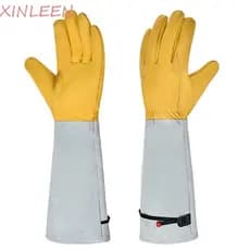 Luvas De Jardinagem À Prova De Espinhos XINLEEN , Proteção Do Trabalho De Segurança Com Punho Ajustável , Respiráveis