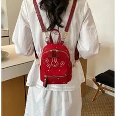 Ins estilo coelho dos desenhos animados Mini mochila leve Casual pequena mochila estudantes ir para a escola/Daily Commu