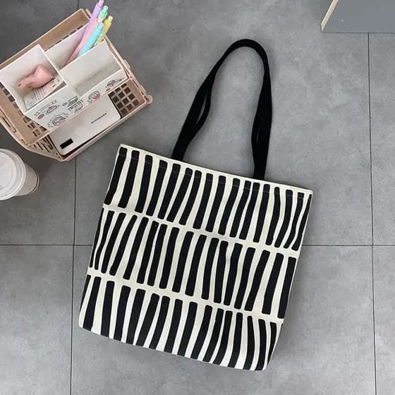 Novo estilo coreano bolsa de lona sacola diária Casual nicho Retro saco trabalho Commuter quatro estações saco