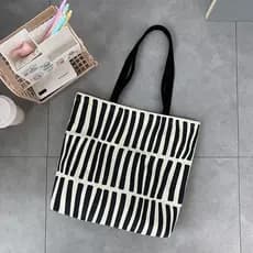 Novo estilo coreano bolsa de lona sacola diária Casual nicho Retro saco trabalho Commuter quatro estações saco