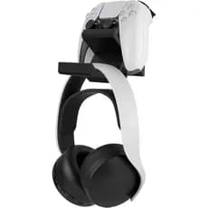 Suporte para Headset e Controle de Jogos Linkidea, Suporte Duplo para Controle e Headset para PS5, PS4, Xbox One, Xbox 3