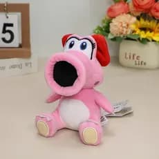 202617   cm Japão Jogo Super Mario Bros Yoshi Birdo Brinquedos de Pelúcia Boneca Almofada Macia Animais Dragão Para