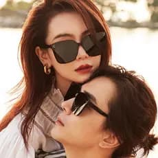 Novo estilo GM óculos de sol feminino High-End Face-levando pequenos óculos de sol polarizados óculos de sol Anti-ultrav