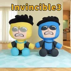 Invencível Marca Grayson Conjunto De Brinquedos De Pelúcia Bonito Macio Boneca Dos Desenhos Animados Anime Plushie Prese