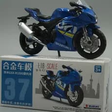 1 : 18 Modelo De Motocicleta Fundido Brinquedo Suzuki GSX-R1000 Réplica Em Miniatura