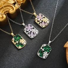 Colar de flores moda luz luxo nicho novo estilo Design exclusivo temperamento High-End elegante All-Match requintado cla