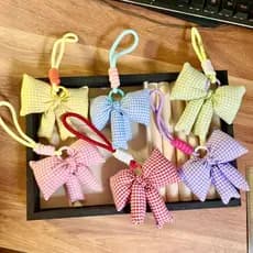 ASHLUYAK Elegante Multiuso Bowknot Chaveiro Charme Pano Farbic Moda Decoração Para Bolsas E Femininas Diariamente U