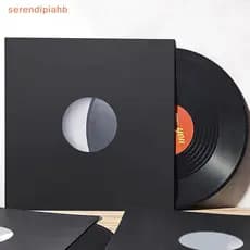 [serendipiahb] 10 Peças De Mangas Para Discos De Vinil , Capa Gravação De LP , Externas Resseláveis , Saco De Papel Kraf