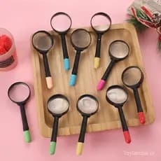 10pcs Lupa Preta de Brinquedo Educacional Infantil com Caneta Fornecida por VKQY