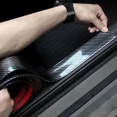 2026 Nova Tira De Limiar De Carro 1PC , Adesivo Anti-Piso , Decorativa De Para-Choque Dianteiro Anticolisão De Porta , R