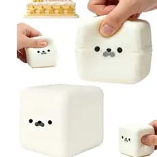 Block Seal Squishy Toy – Gel Macio De Recuperação Lenta , Alívio De Estresse Para Escritório E Ansiedade , Chaveiro Com