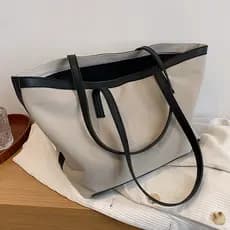 Retro grande capacidade saco feminino 2025 novo estilo na moda portátil bolsa de ombro primavera verão Casual All-Match