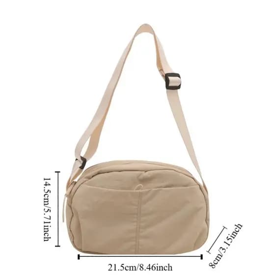 Bolsa Quadrada De Nylon ADAMES , Crossbody Tipo Estilingue De Grande Capacidade De Secagem Rápida , Pacote De Cintura Ve