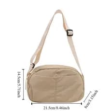 Bolsa Quadrada De Nylon ADAMES , Crossbody Tipo Estilingue De Grande Capacidade De Secagem Rápida , Pacote De Cintura Ve