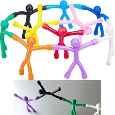5/10 Pçs DIY Colorido Geladeira Forte Magnético Homem Ímãs De Humanóide Brinquedos Magnéticos Escritório Quadro Branco A