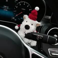 [lovego] Boneca De Pelúcia Para Carro , Limpador De Interruptor De Sinal De Mudança , Decoração , Luz De Direção , Ornam