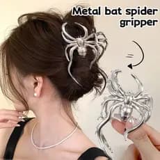 Grampo de cabelo de aranha de Halloween-grampo de cabelo grande para cabeça traseira-moda estilo Punk gótico-acessórios