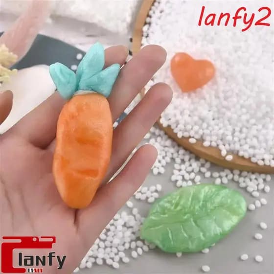 LANFY Resina Argila Livre Solo Plástico , Material DIY Transparente/Branco Cristal Moldar , Pelota