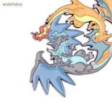 Pokémon Charizard Rayquaza Broche De Metal Pikachu Cartoon Kawaii Crachá Anime Apresenta Agradável
