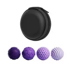Bolas De Inquietação Sensoriais Magnéticas Elegantes , 4 Pacotes De Brinquedos De Textura Tátil Multicolorida Para Adult