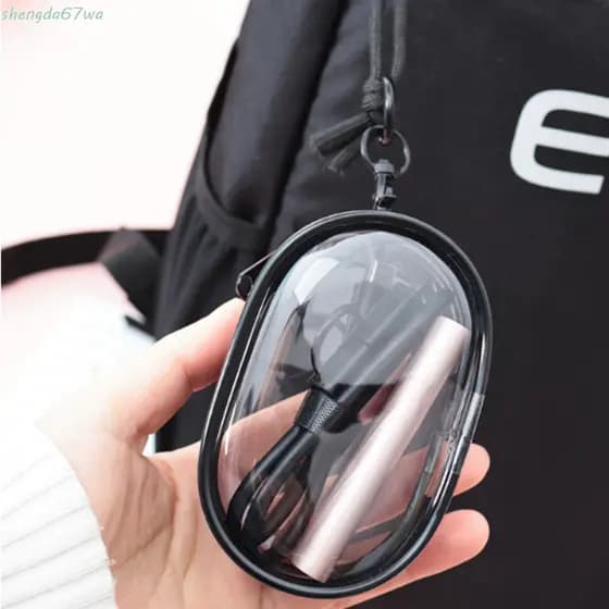 Bolsa Para Carregador De Telefone SHENGDA , Transparente Armazenamento De Cabo De Dados De Digital Portátil Anti-Queda