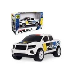 Viatura Pick-Up Carrinho De Policia Caminhonete De Brinquedo Infantil 0042 - Samba Toys