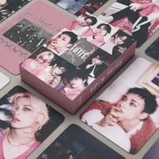 55pcs/box Stray Kids Photocard Cartão Holográfico KPOP DO IT Álbum LOMO PGOF