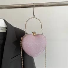 High-End nicho pequeno saco feminino primavera 2026 na moda moda corrente saco do mensageiro cor sólida portátil pêssego