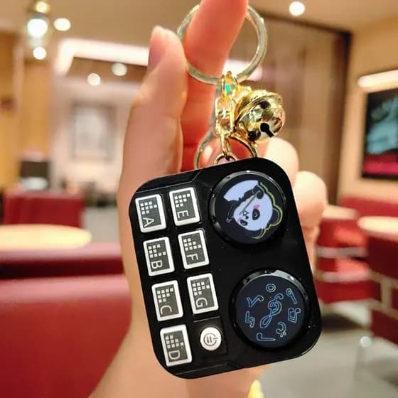 * Chaveiro Controle DJ Detalhado Para Personalizar Estilos Peças Declaração Adequadas Vários